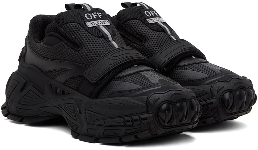 Off-White Black Glove Sneakers 4