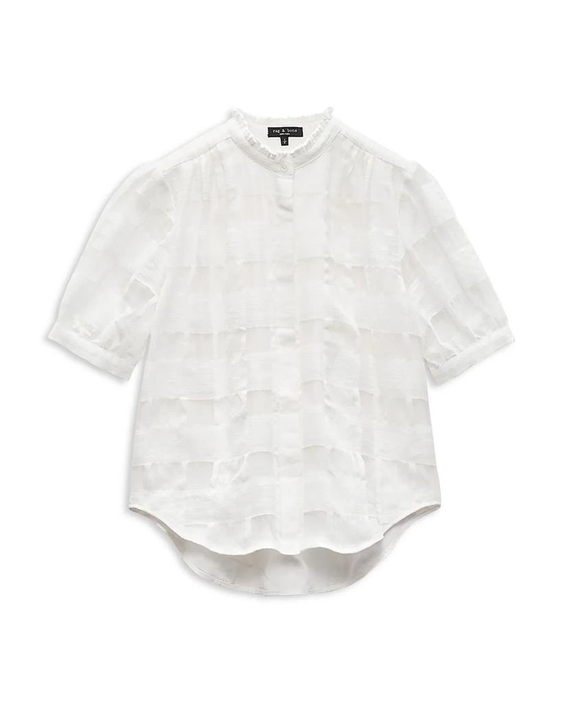 Rag & Bone Jordan Short Sleeve Plaid Top 2