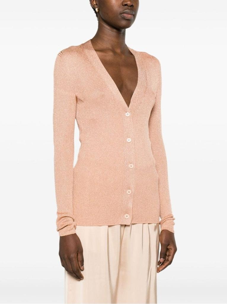 Fabiana Filippi Fitted Knitwear With Deep V-Neckline