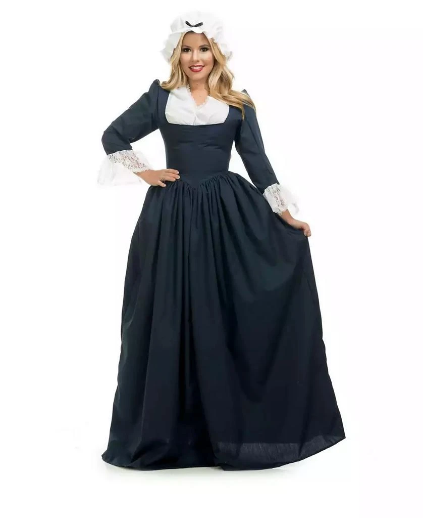 BuySeasons Women's Colonial Woman Navy Adult Costume 1