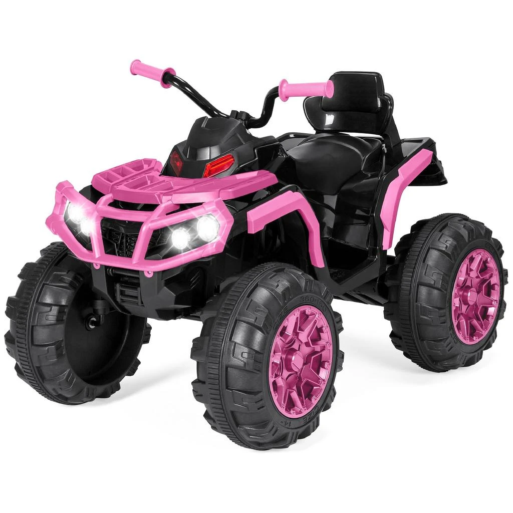 Best Choice Products 12V Kids Ride-On ATV Quad w/ Bluetooth, 3.7mph Max, Treaded Tires, LED Lights, Radio 1