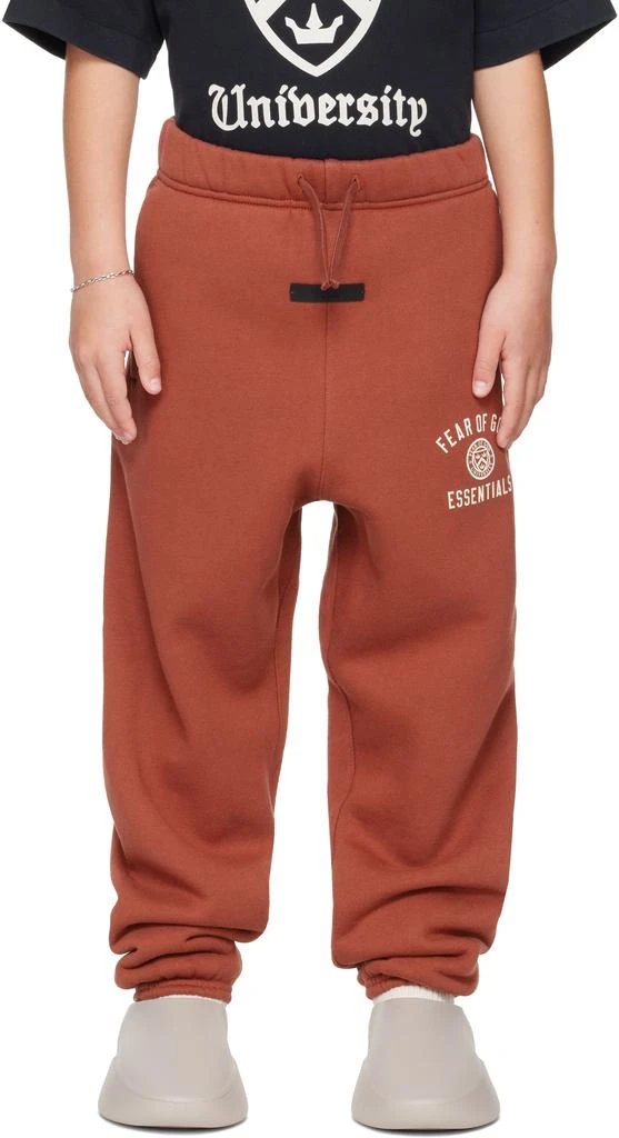 Essentials Kids Red Fleece Essential Sweatpants 1