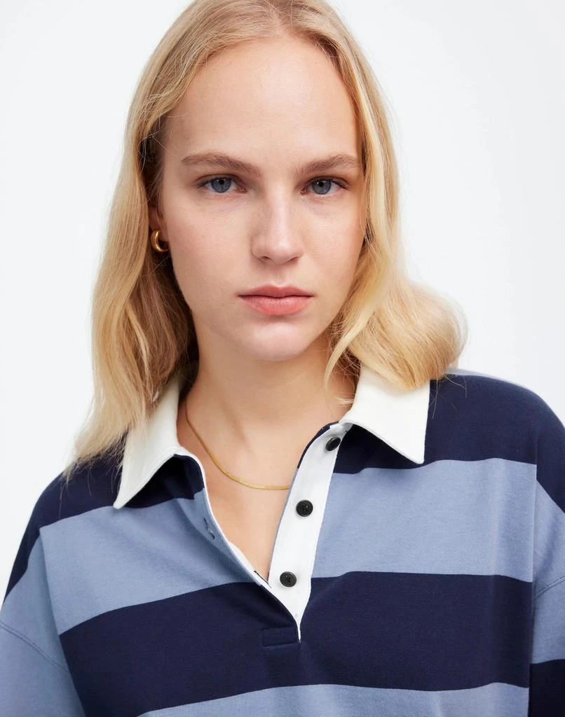 Madewell Rugby Long-Sleeve Polo Shirt 5