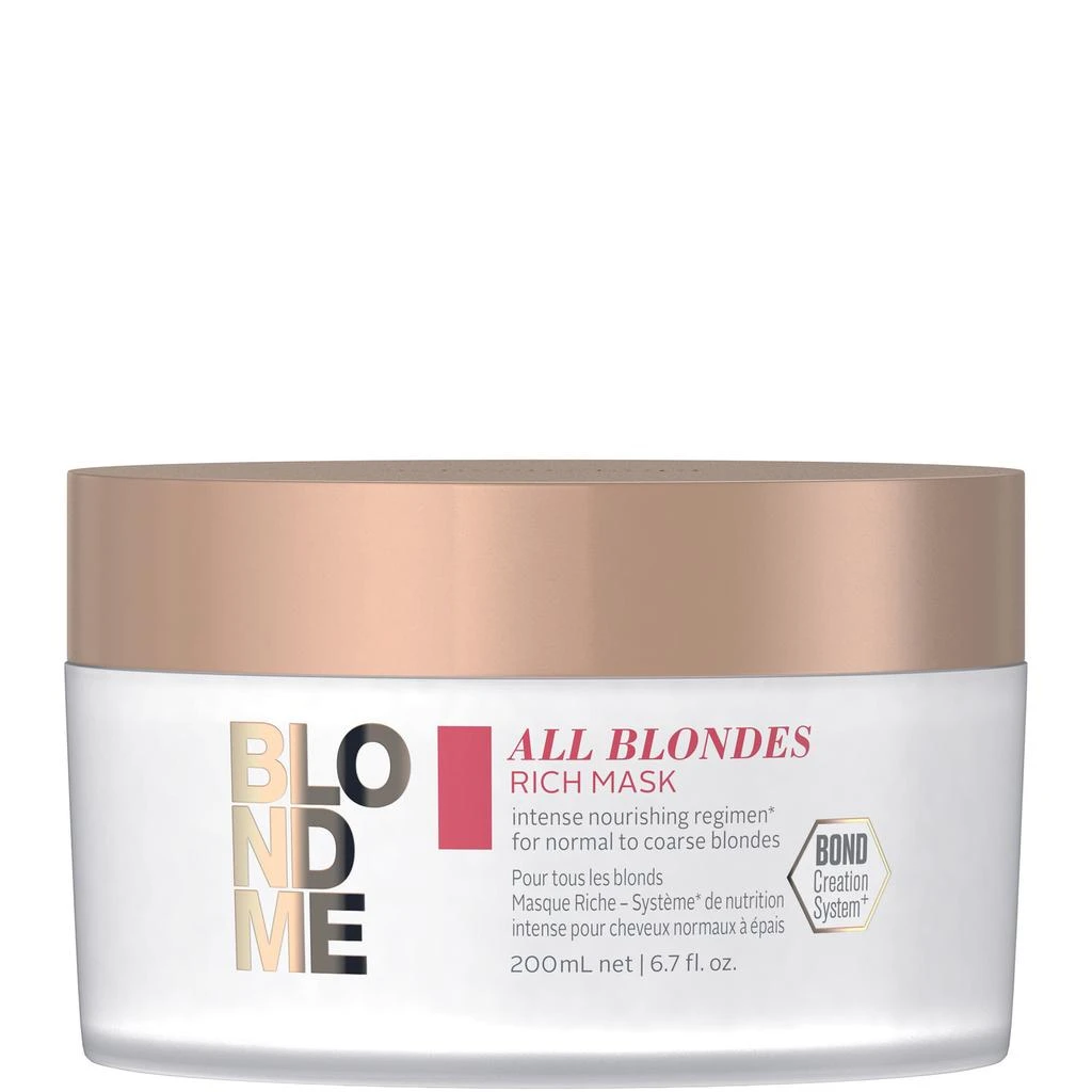 BLONDME Schwarzkopf Professional BLONDME All Blondes Rich Mask 6.76 oz 1