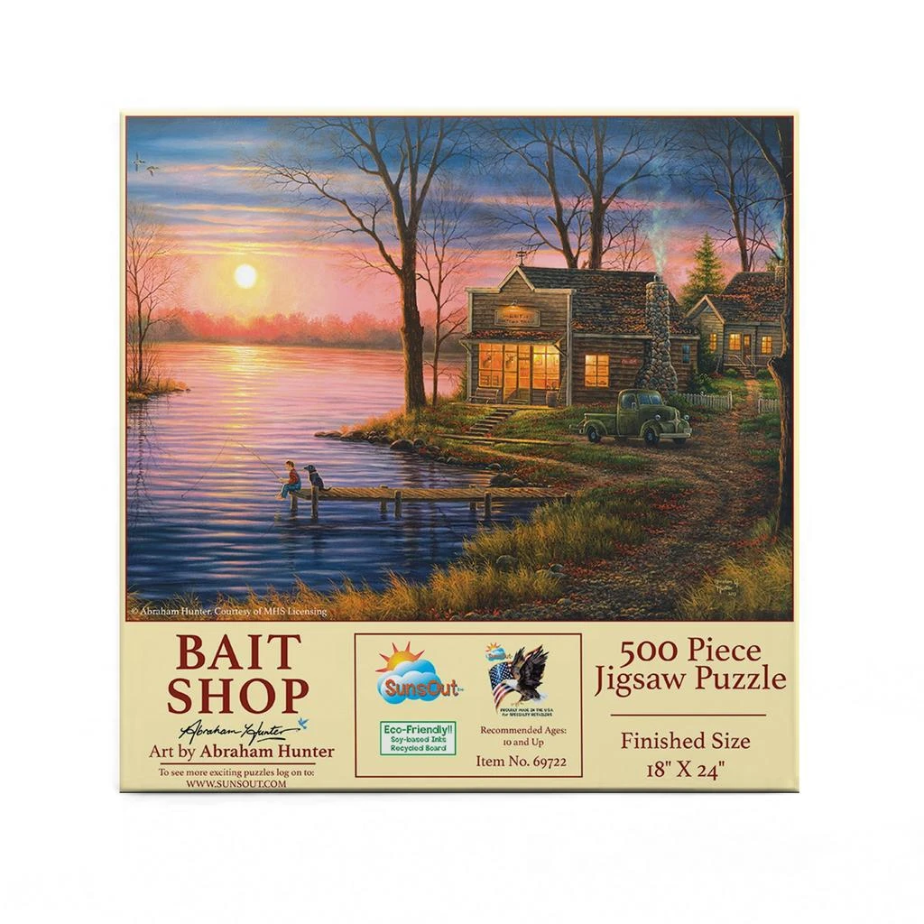 SunsOut Bait Shop 500 piece Jigsaw Puzzle for Adults 2