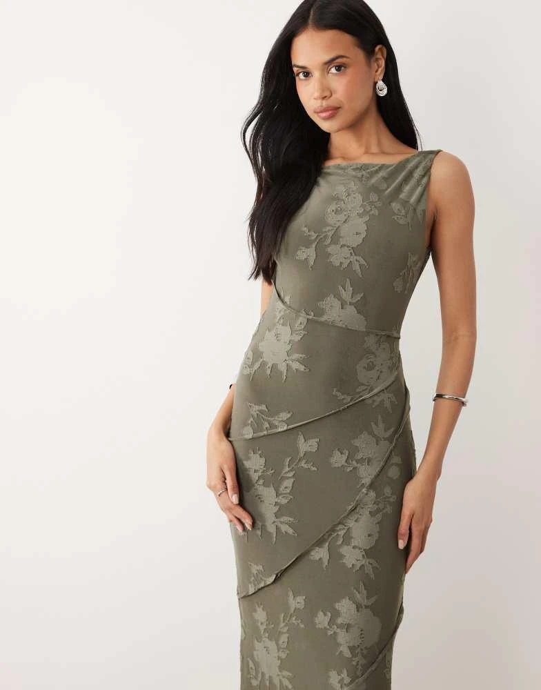 green devore dress Dries Van Noten - Green Women Work Dress main image 1