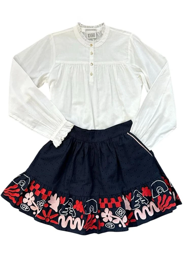 Scotch 
Soda Scotch 
Soda - Girl
s Jacquard Embroidered Skirt