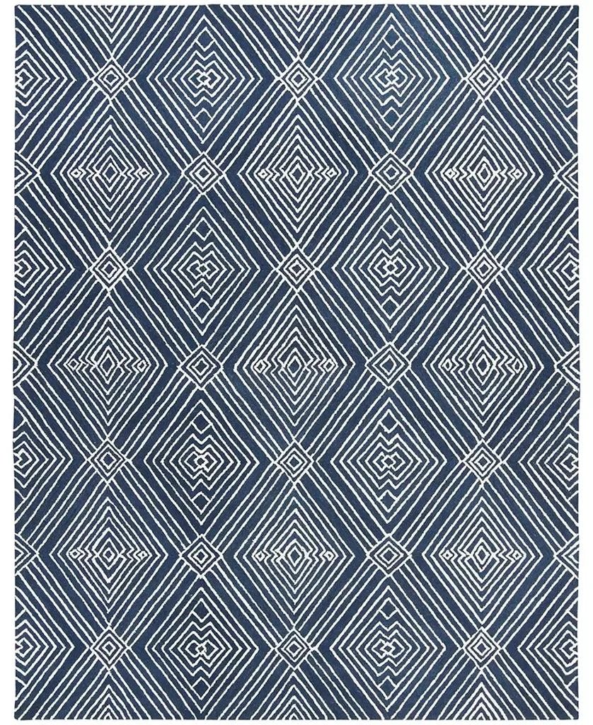 Ralph Lauren Isabella LRL6608N Indigo 4' X 6' Area Rug 1