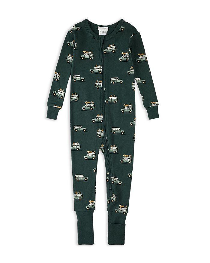 Petit Lem Unisex Safari SUV Print Convertible Sleeper Pajama Coverall - Baby