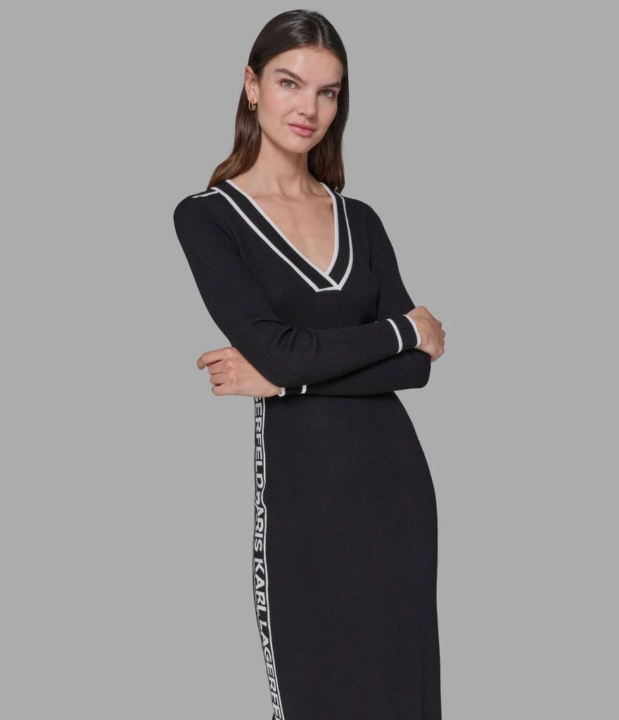 cotton knit a line dresses La Cera Cotton Floral Jersey Knit A-Line Dress, L