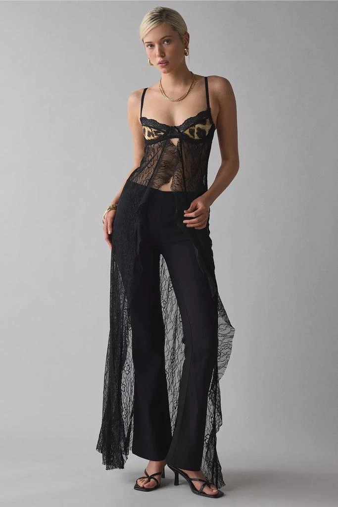 Jaded London Jaded London Astoria Lace Bralette Maxi Top 1