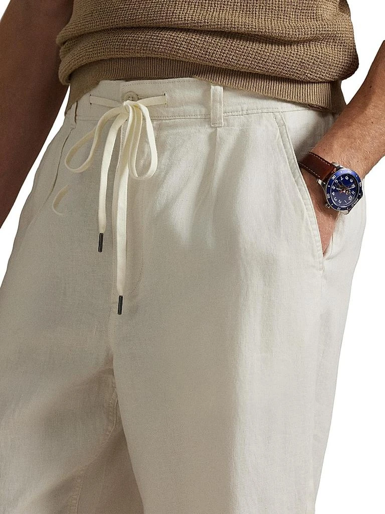 Ralph Lauren Lateef Relaxed-Fit Pleated Linen Pants 5