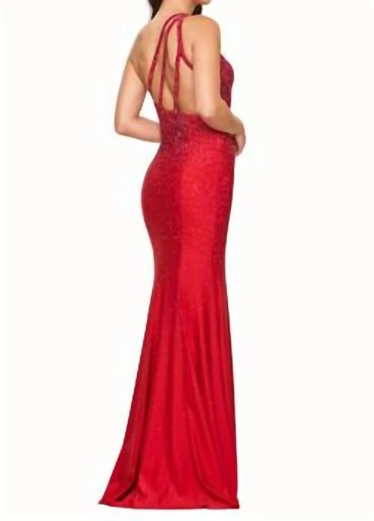 Faviana Faviana - One shoulder Hot Stone Gown 2