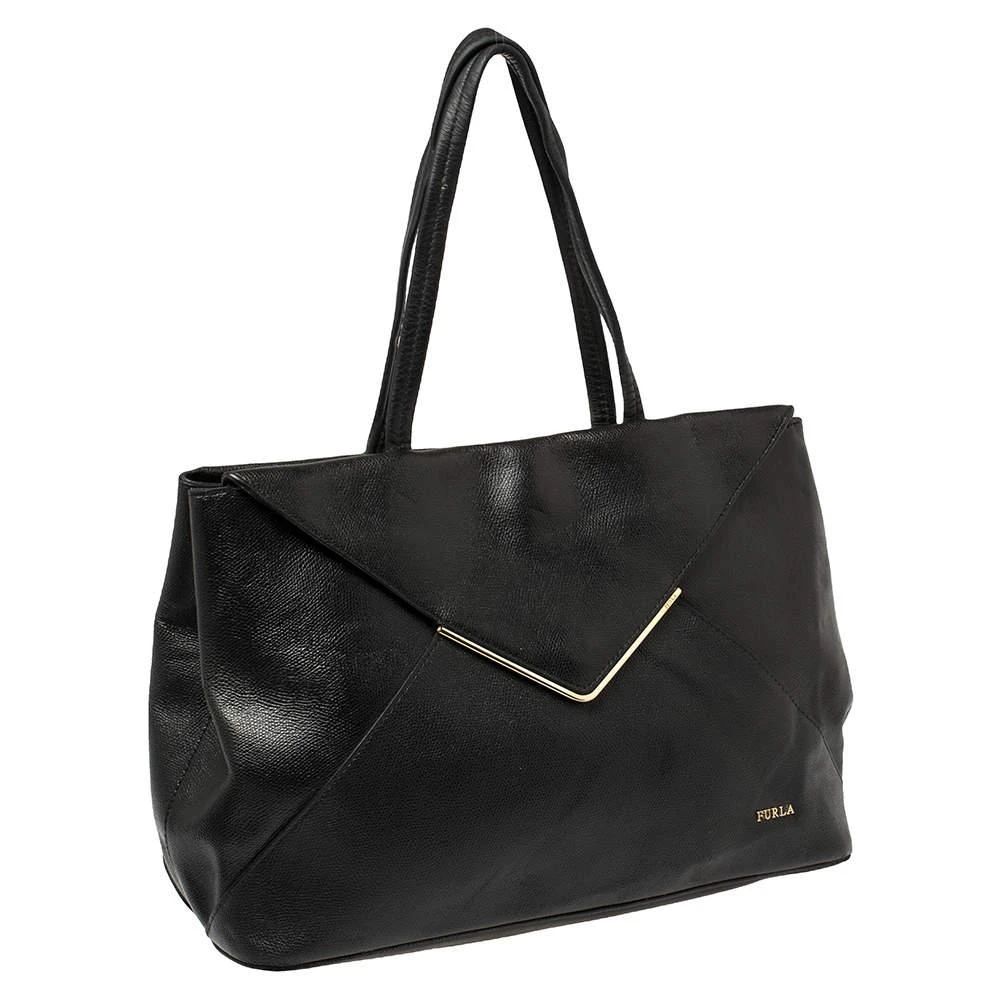 Furla Furla Black Leather Kelis Tote 3