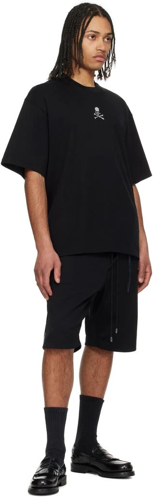 mastermind JAPAN Black Loose Skull Tape Jersey Shorts 4