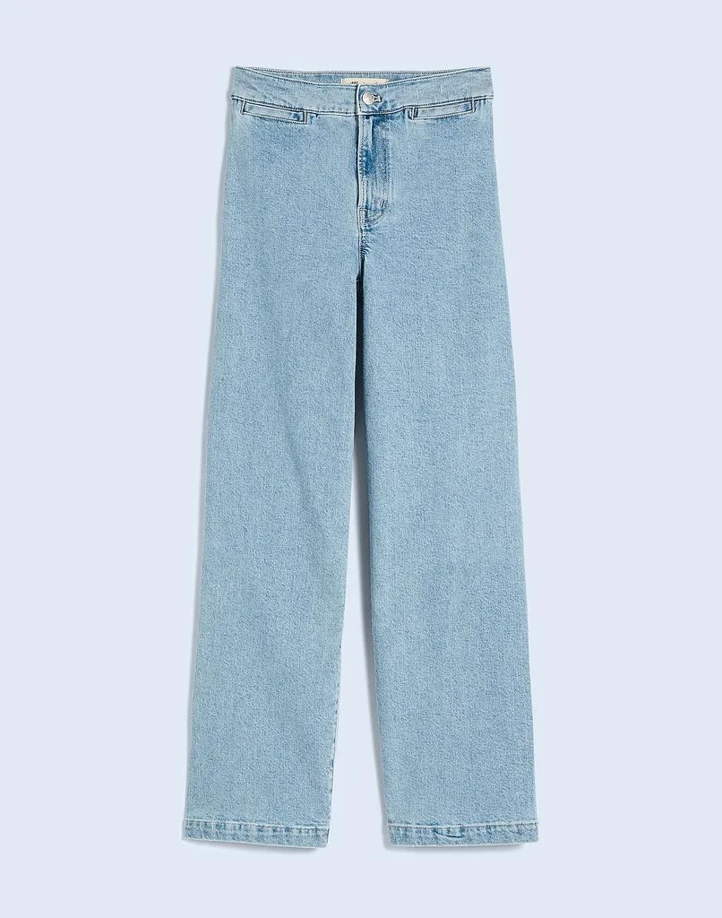 Madewell The Tall Emmett Wide-Leg Crop Jean: Welt Pocket Edition 6