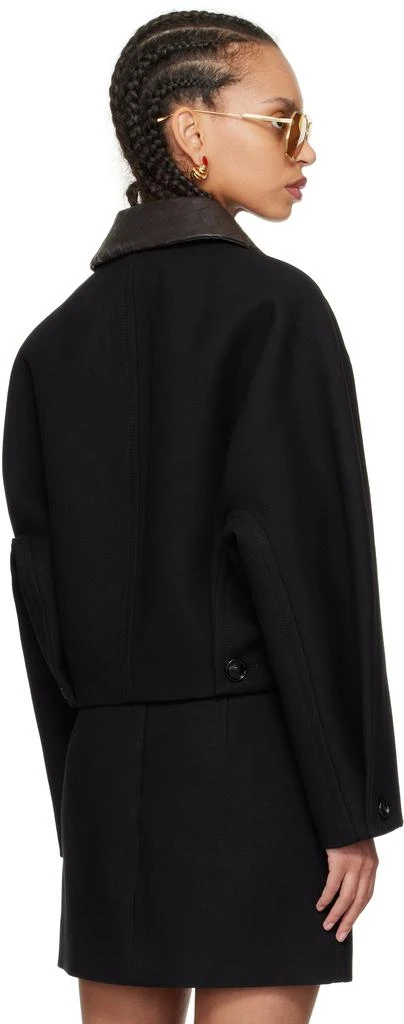 Bottega Veneta Black Cotton Cropped Jacket 3