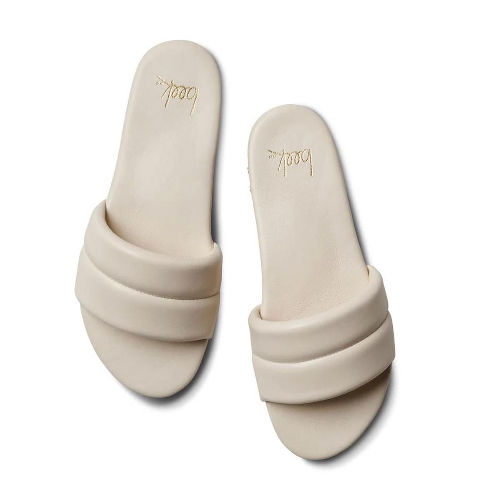 beek Women's Sugarbird Slide Sandal In Eggshell