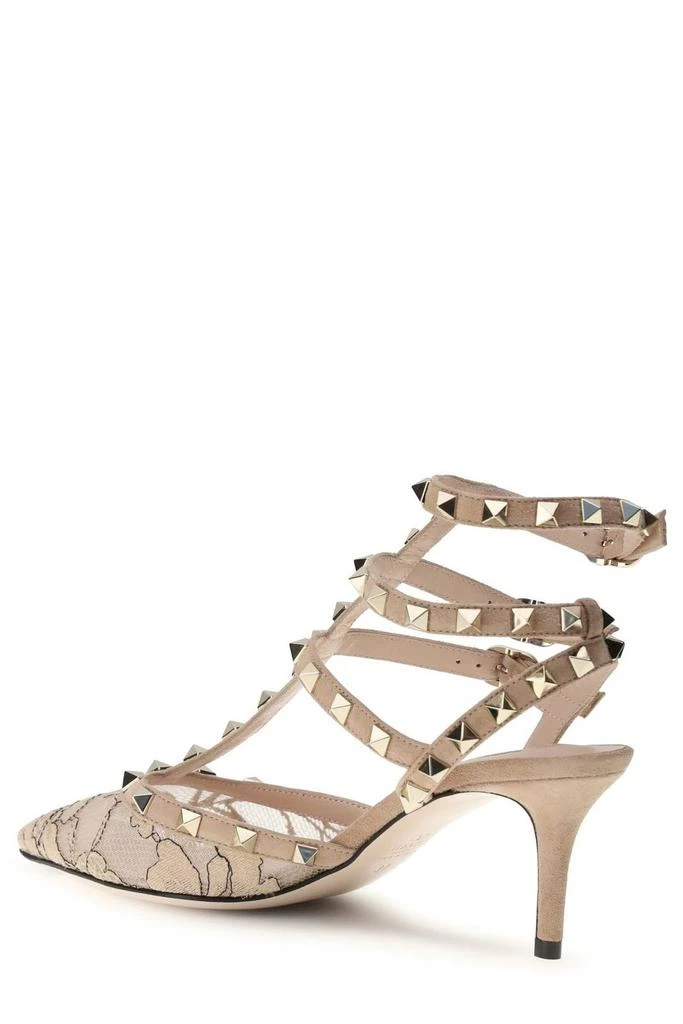 Valentino Valentino Garavani Rockstud Pointed Toe Lace Pumps 3