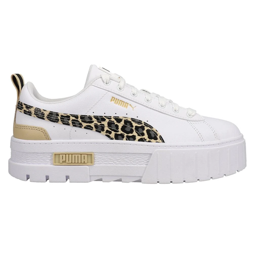 Puma Mayze Wild Leopard Lace Up Sneakers 1