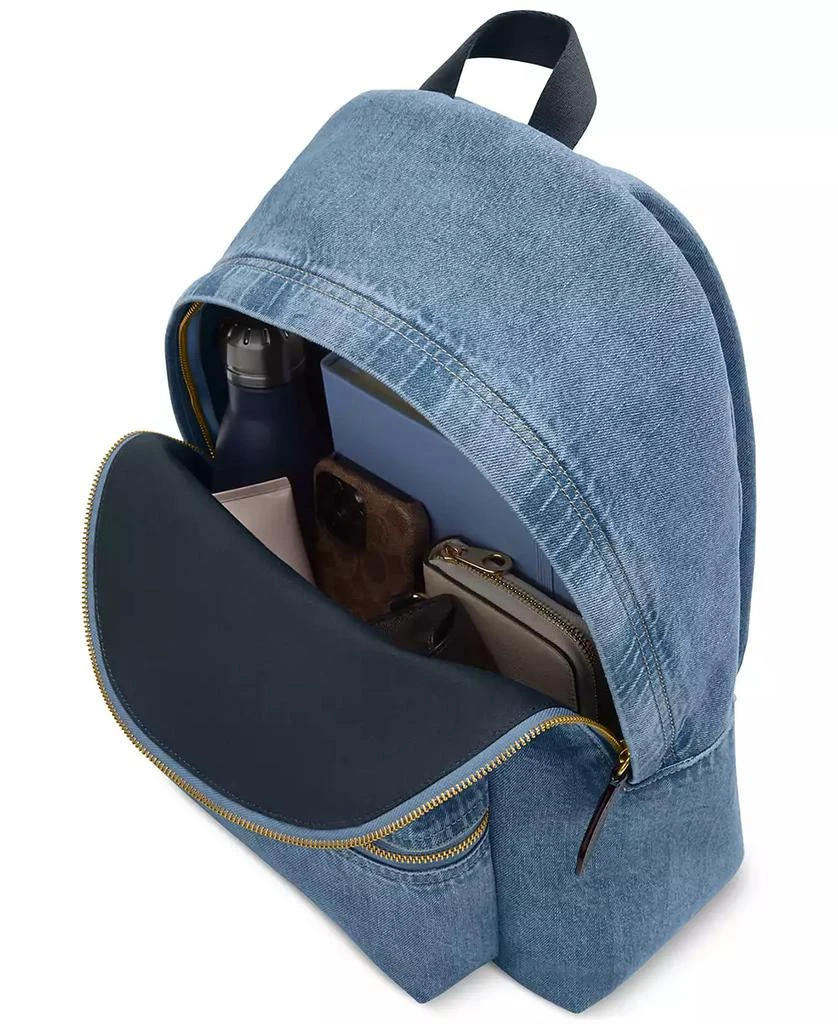 Coach Denim Cargo Medium Backpack 4