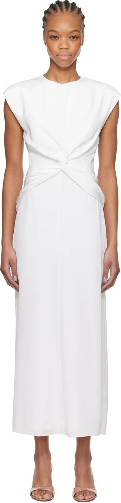 White Jessa Maxi Dress  On Sale Now with Up to 63% Off | Discover  Exclusive Deals & Savings at BeyondStyle  Authentic TOVE long dresses|women  with Limited-Time Discounts, Free Shipping, and