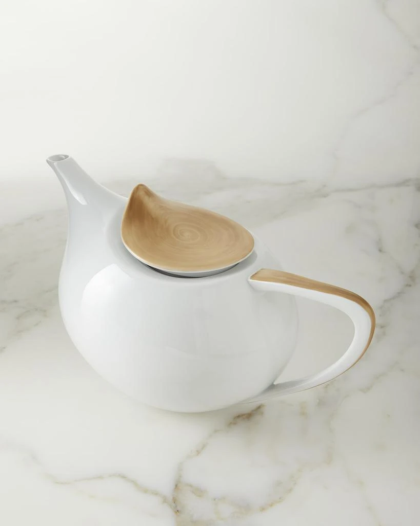 Neiman Marcus Brushstroke Gold Teapot 1