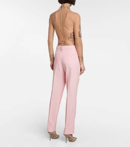 Burberry Mid-rise slim wool pants 3