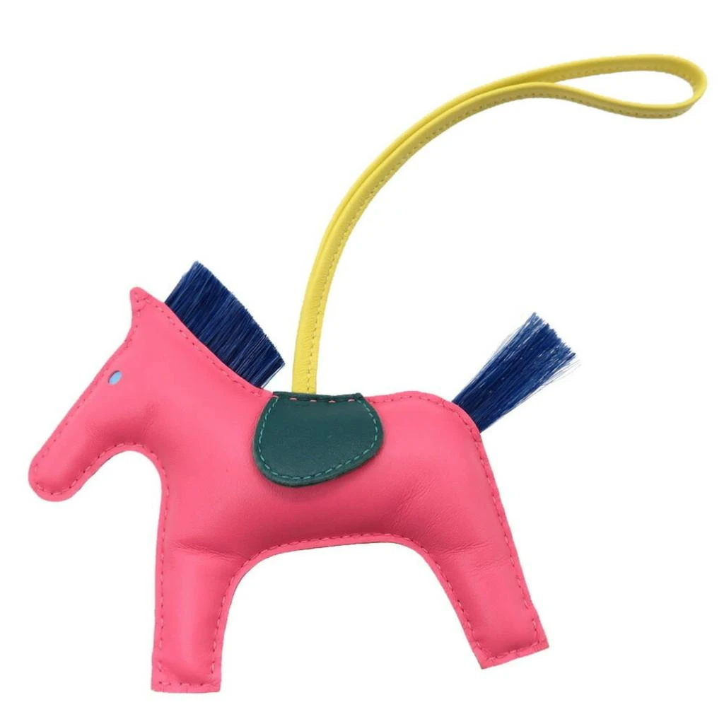 Hermes Bois De  Leather Agneau Milo Handbag Charm (Pre-Owned)