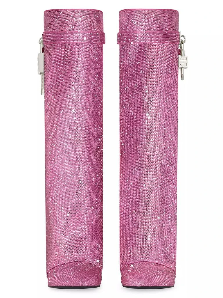Givenchy Shark Lock Boots in Strass 4
