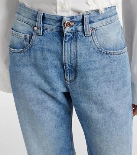 Brunello Cucinelli Low-rise straight jeans 4
