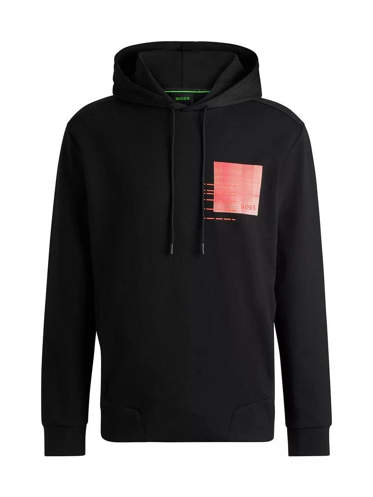 Hugo Boss Hoodie with Seasonal Artwork 1