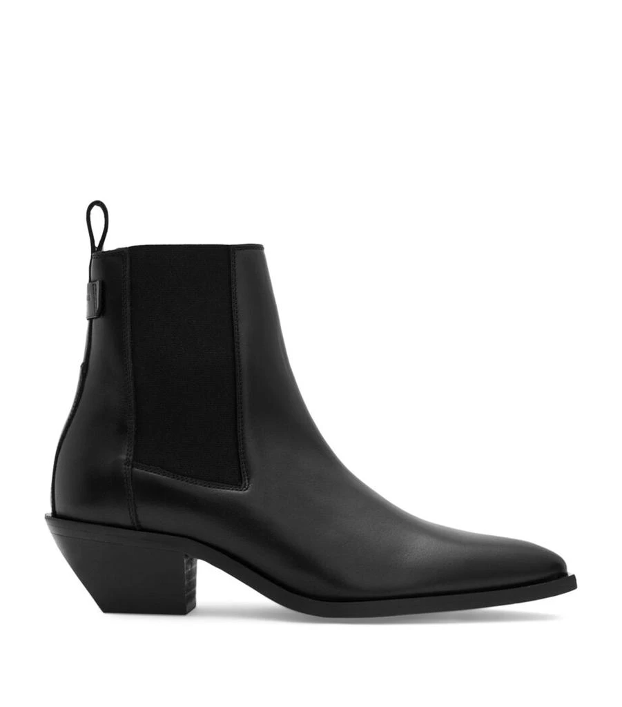 ALL SAINTS Leather Fox Chelsea Boots 43 1