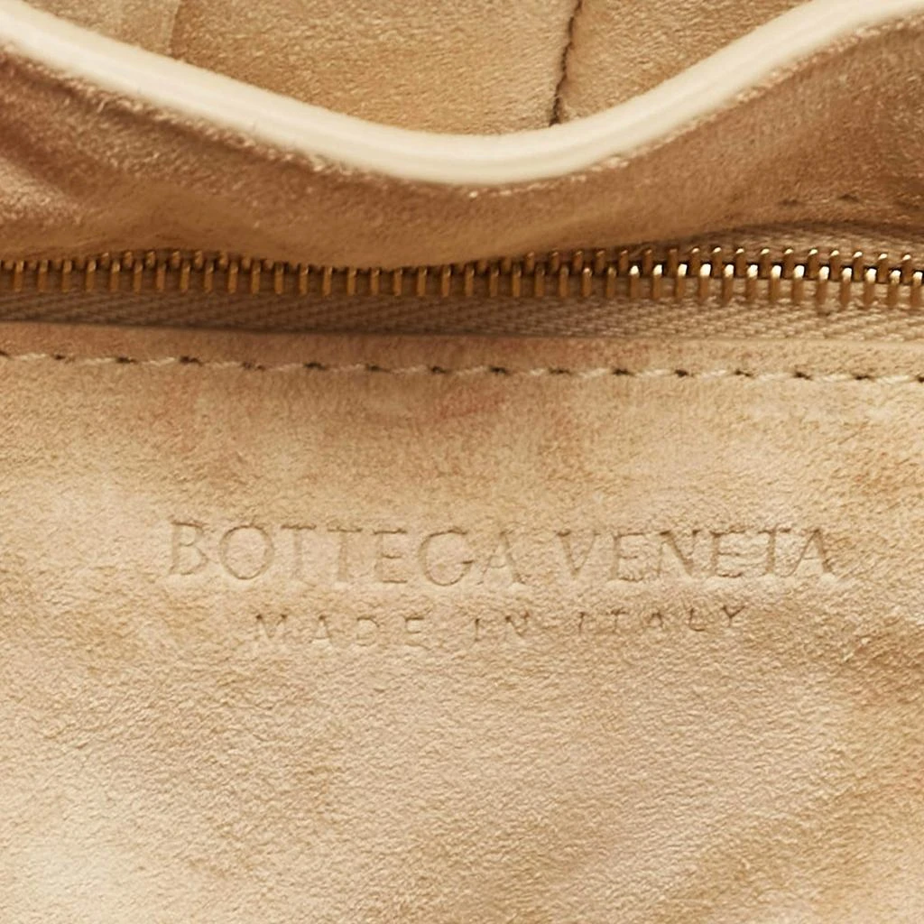 Bottega Veneta Bottega Veneta Beige Suede Padded Cassette Shoulder Bag 9