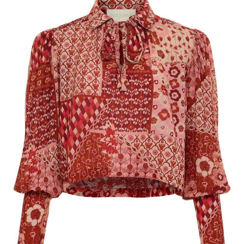 Carolina K Elis Blouse Mix Bouquet Rose (Final Sale)