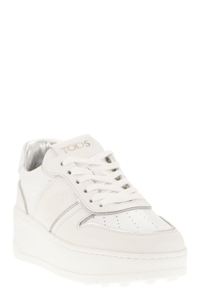 【関税＆送料込み】Tod'S Leather Platform Sneakers TOD'S Leather platform sneakers | NET-A-PORTER