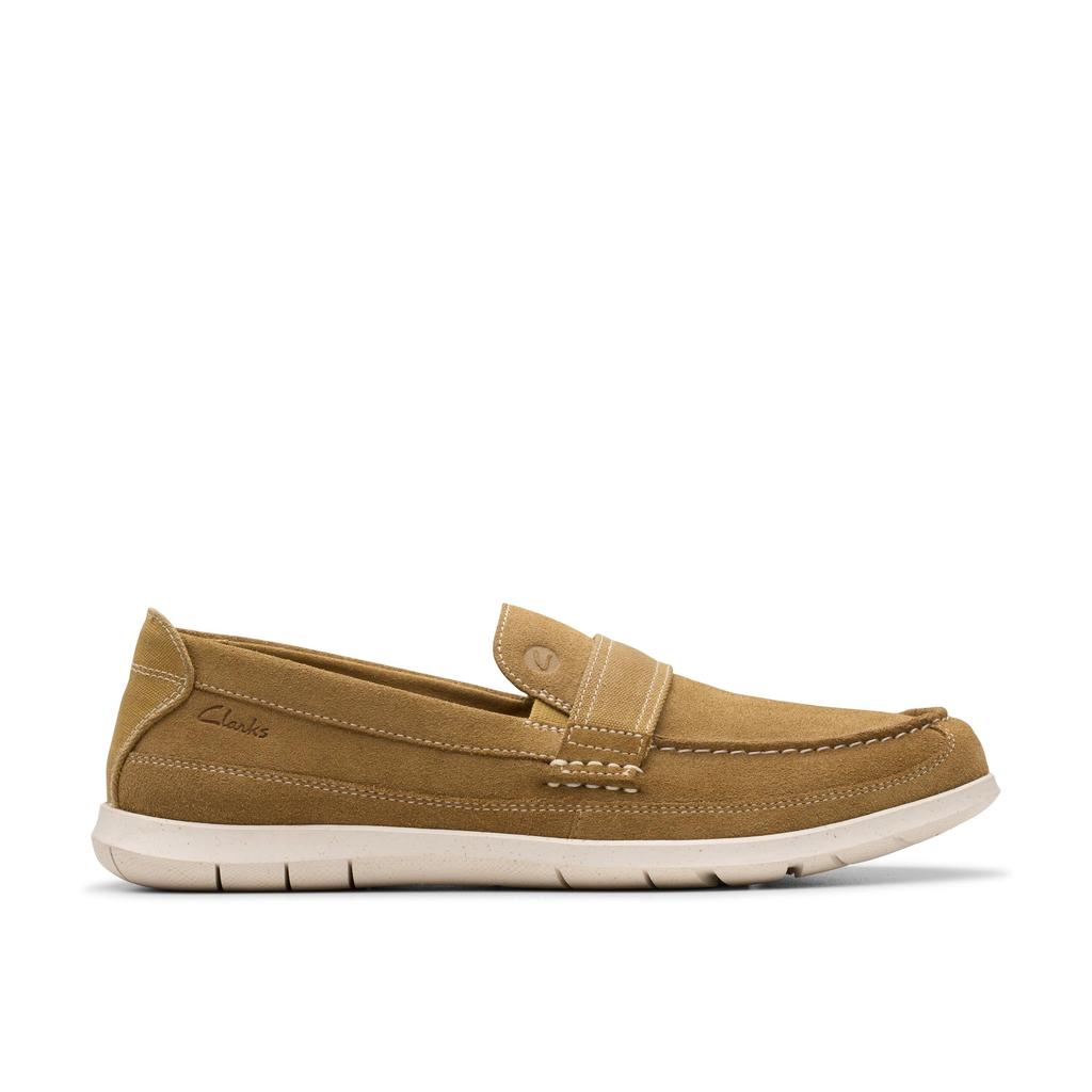 Clarks Flexway Band in Beige Suede