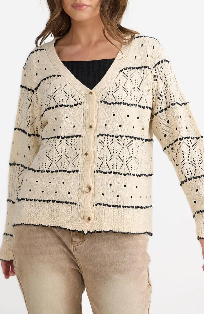 Talisman the Label Zali Open Stitch Cardigan
