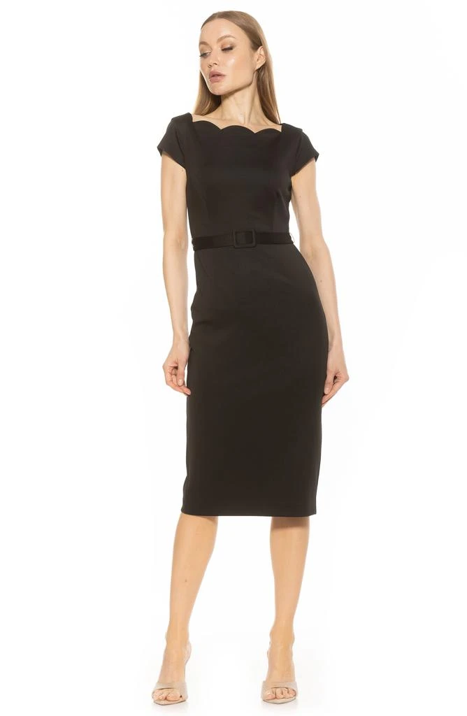 ALEXIA ADMOR Lavinia Midi Sheath Dress 7