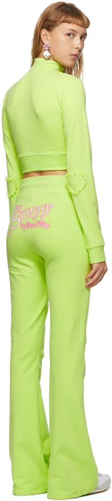 I'm Sorry by Petra Collins SSENSE Exclusive Green Logo Tracksuit 4