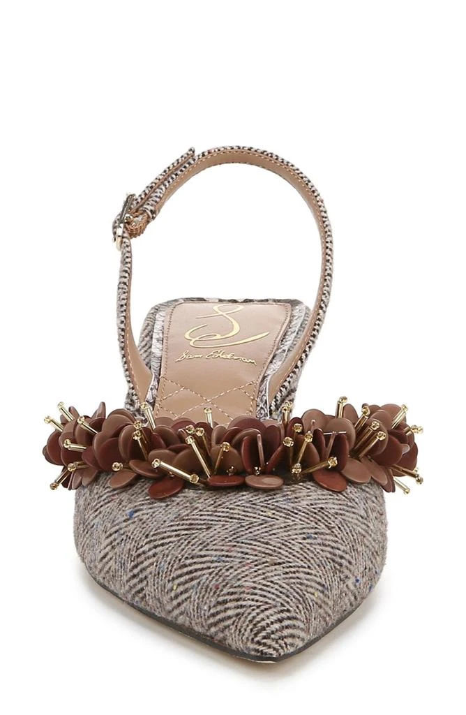 Sam Edelman Trent Slingback Pointed Toe Kitten Heel Pump 4