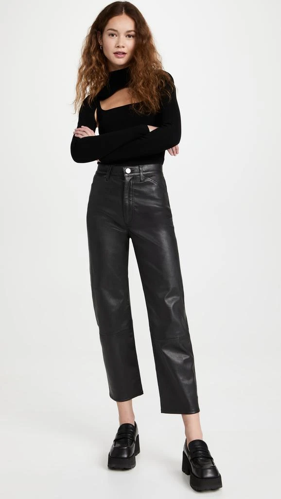 SPRWMN Straight Leg Leather Pants 4