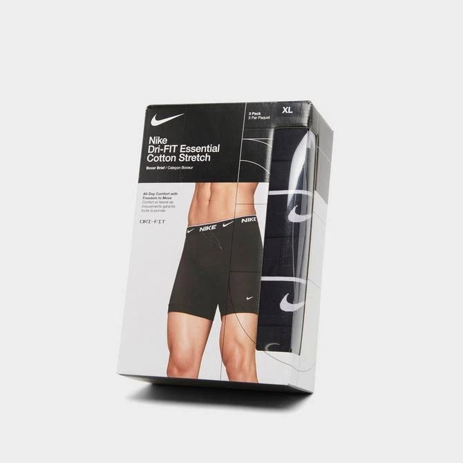 NIKE Men's Nike Stretch Cotton Boxer Briefs (3-Pack) 2