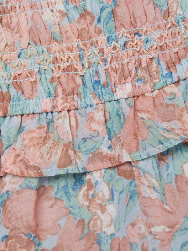 En Saison Adelina Floral Smocked Midi-Dress 5