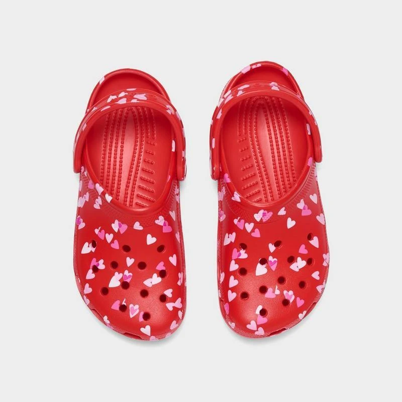 Crocs Women's Crocs Classic Valentine's Day Clog Shoes 5