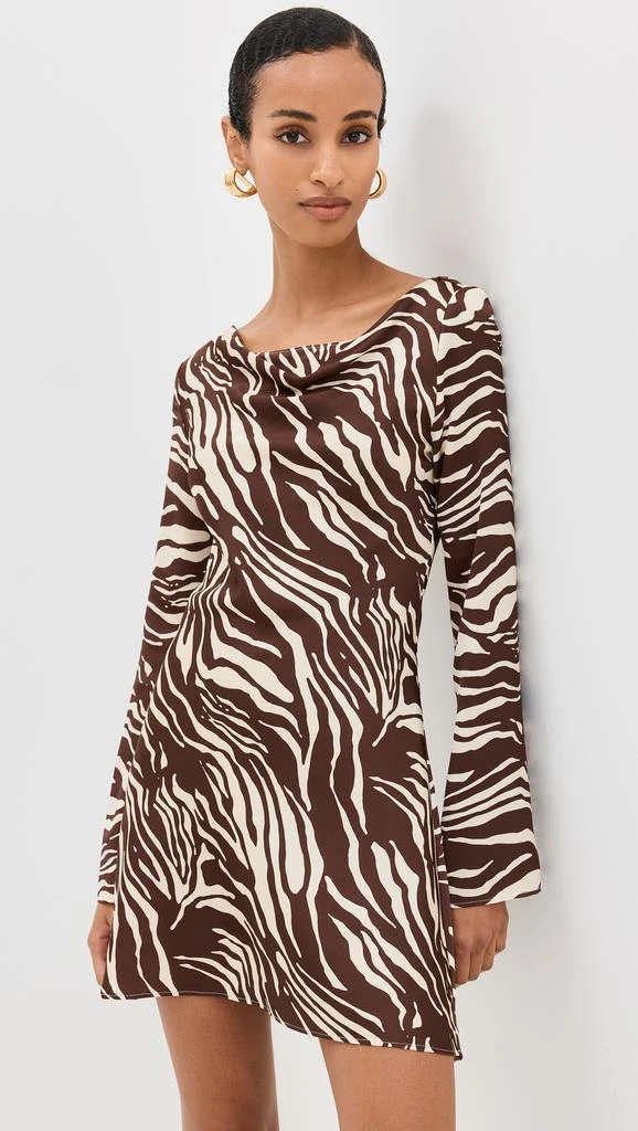 Reformation Pike Satin Dress 1
