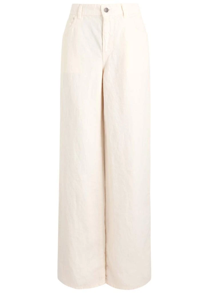 The Row Eglitta straight-leg linen jeans 1