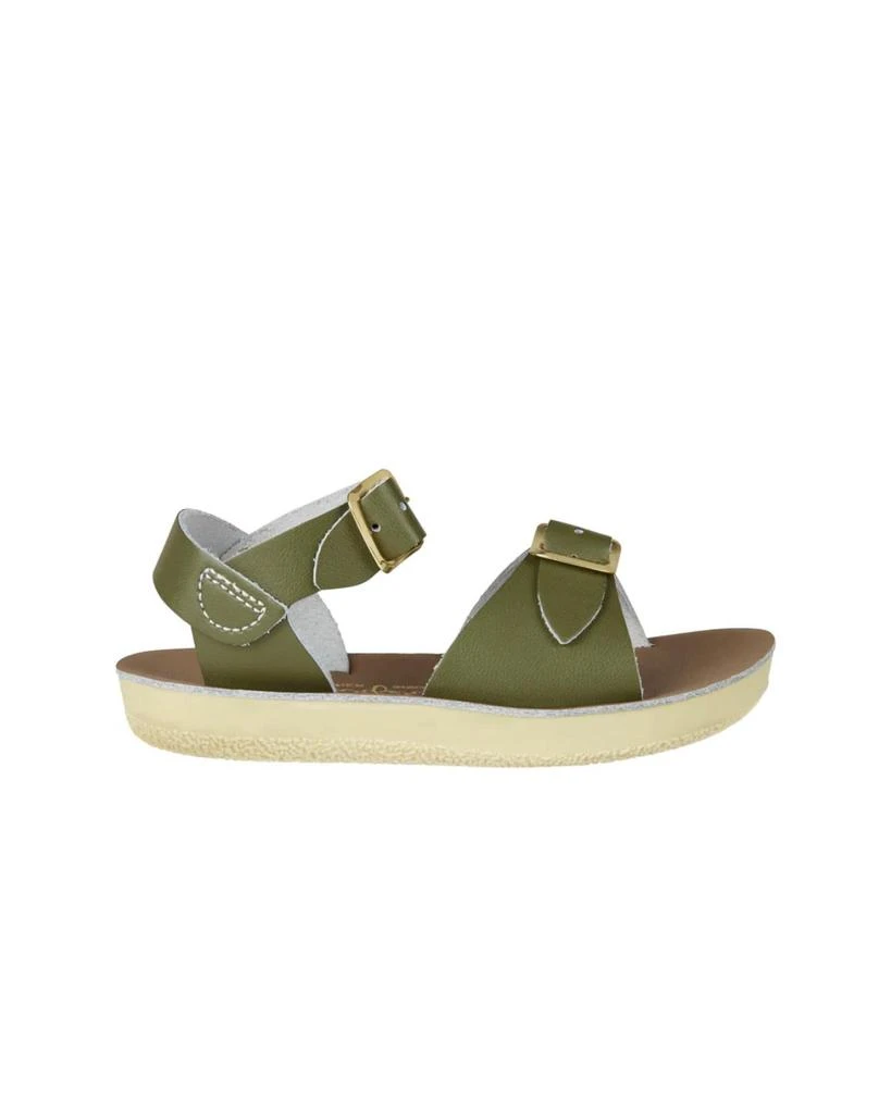 Salt Water Sandals Kids Surfer Sandal In Olive