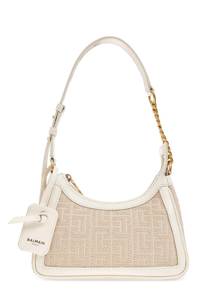 Balmain Balmain 1945 Soft Hobo Large-Pb Emb Crinkled Lth