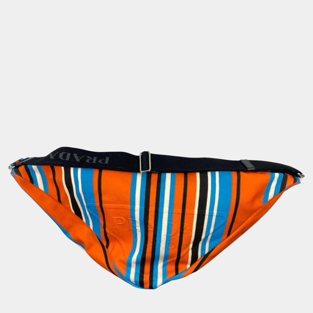 Prada Prada Orange Blue x Black stripe crossbody Bag 4